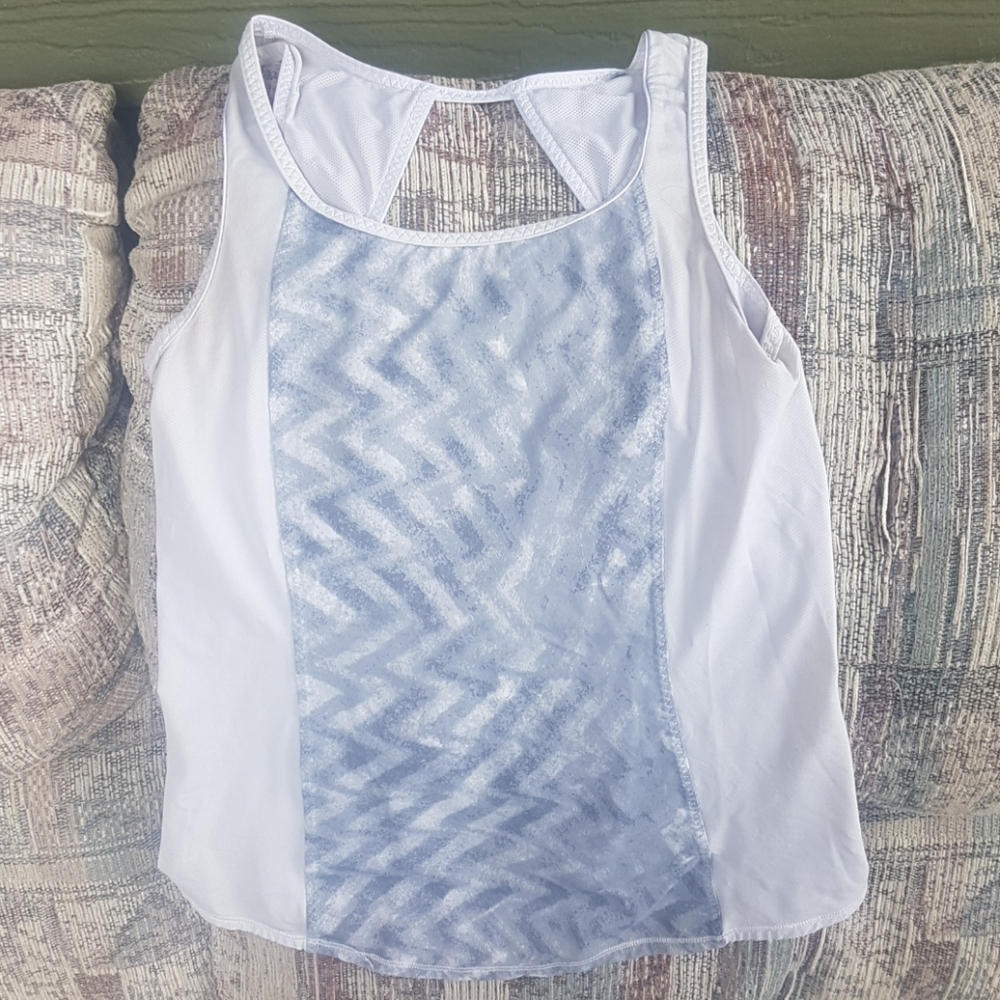 Lululemon high neck open back technical top